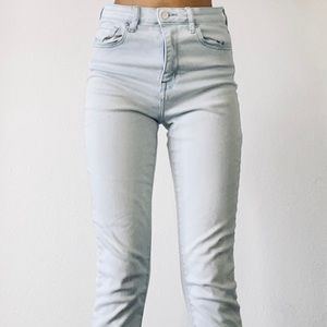 Forever 21: light washed denim jeans